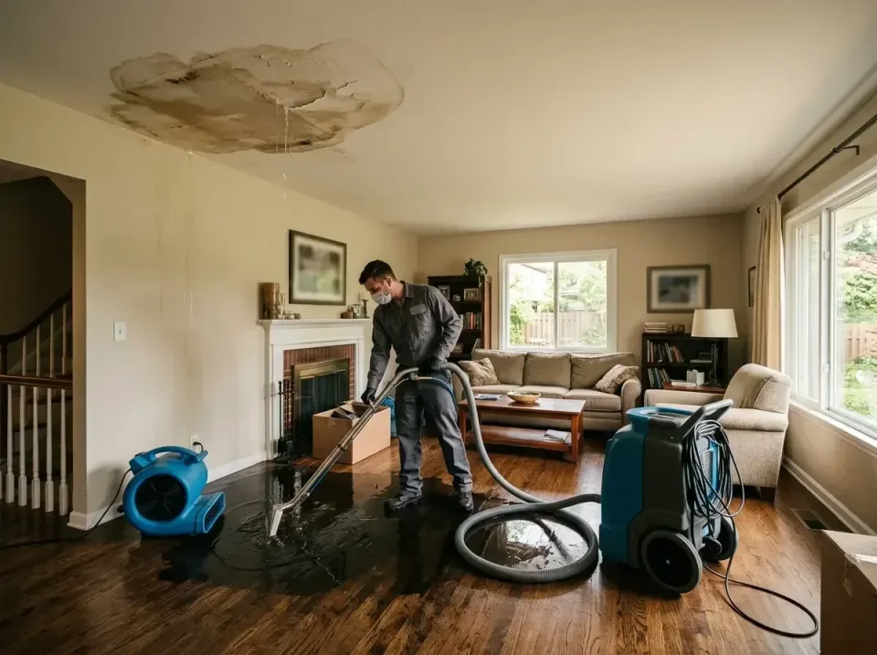 attic-pipe-burst-ceiling-drip-008 — frequently asked questions, Water Damage Restoration & Carpet Care in South Rockwood, MI